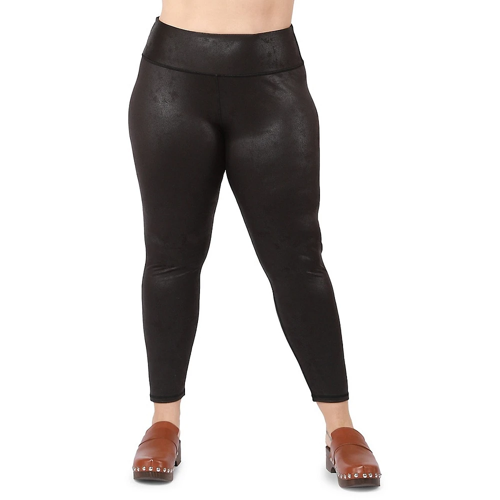 Plus Coated Leggings