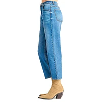 High-Rise Straight-Leg Jeans