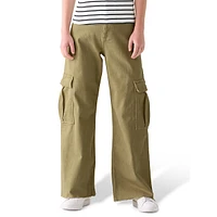 Wide-Leg Cargo Pants