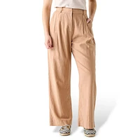 Pleated Wide-Leg Pants