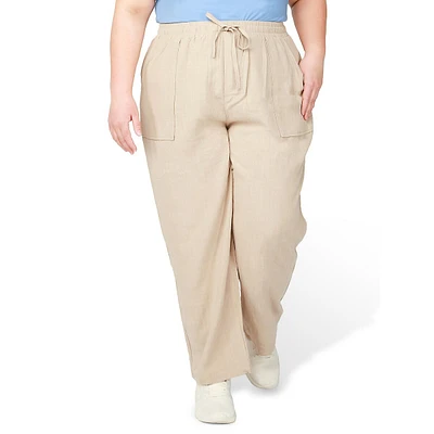 Plus Drawstring Utility Pants