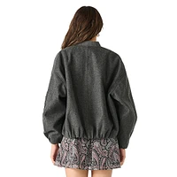 Oversized Bomber Jacket