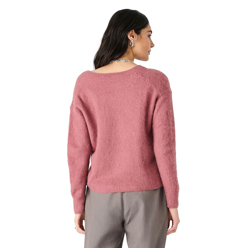 Soft-Touch V-Neck Sweater