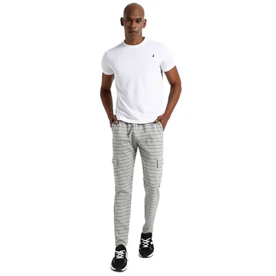 Men Stylish Striped Casual & Evening Trackpants