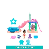 Gabby’s Dollhouse Purr-Ific Pool Playset With Gabby & Mercat Figures