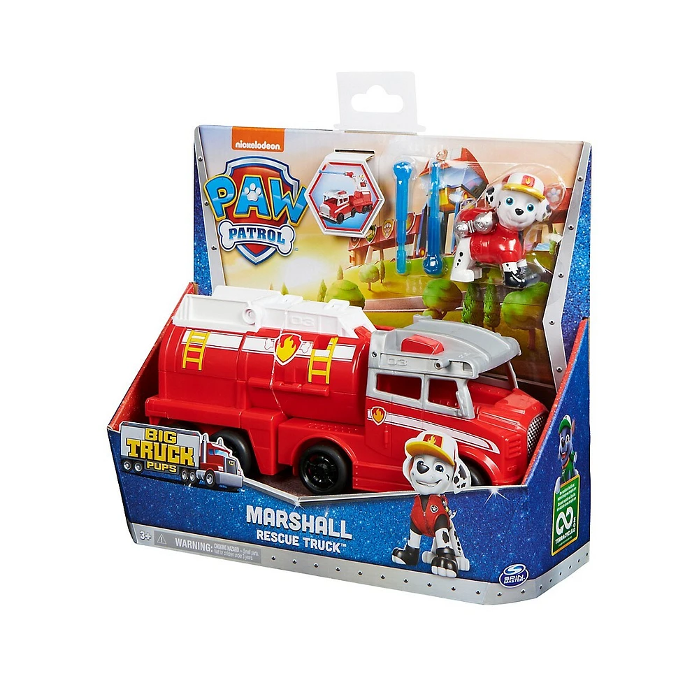 Big Truck Pup’s Marshall Transforming Toy Truck & Collectible Action Figure