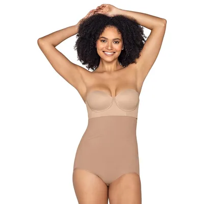 Leonisa Firm Compression High Waisted Sheer Short Shaper - Uplift Intimate  Apparel