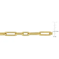 Oval Link Necklace In 14k Yellow Gold