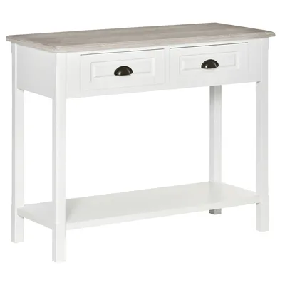 2-drawer & 1-shelf Console Table