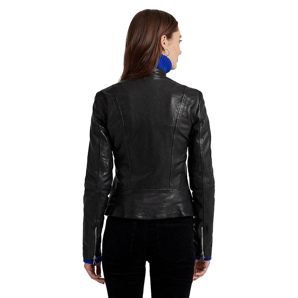 Leather Moto Jacket