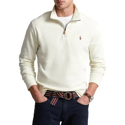 Estate Rib Quarter-Zip Polo Shirt Pullover