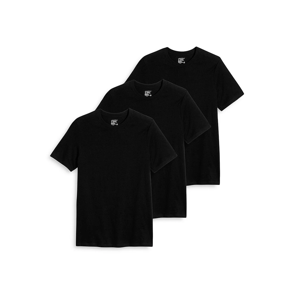 3-Pack Classic Crew Neck T-Shirts with Staycool+ Technology