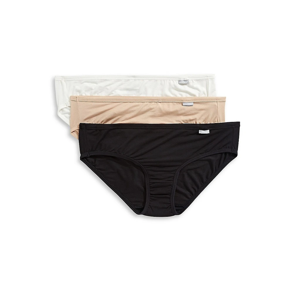 Jockey 3-Pack Elance Supersoft French Cut Briefs