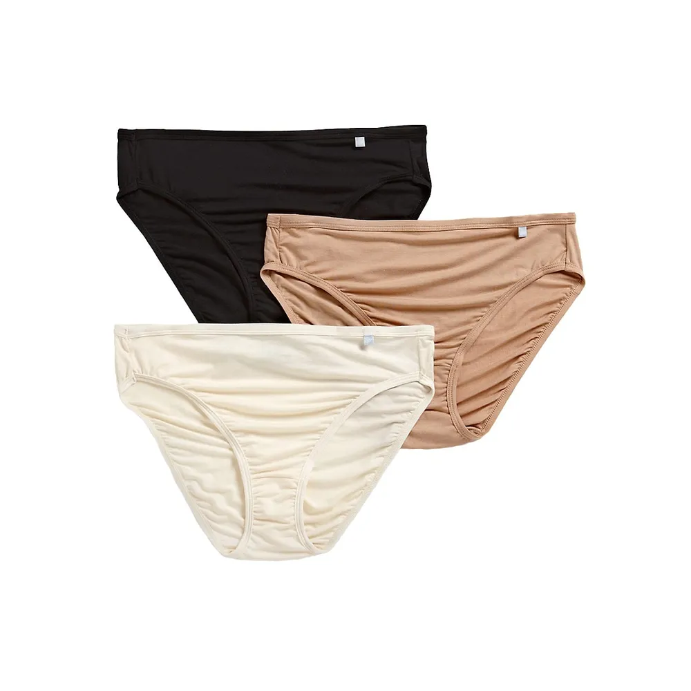 Jockey® Supersoft French Cut Briefs - 3 Pack