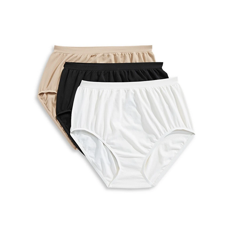 3-Pack Comfies Microfiber Brief