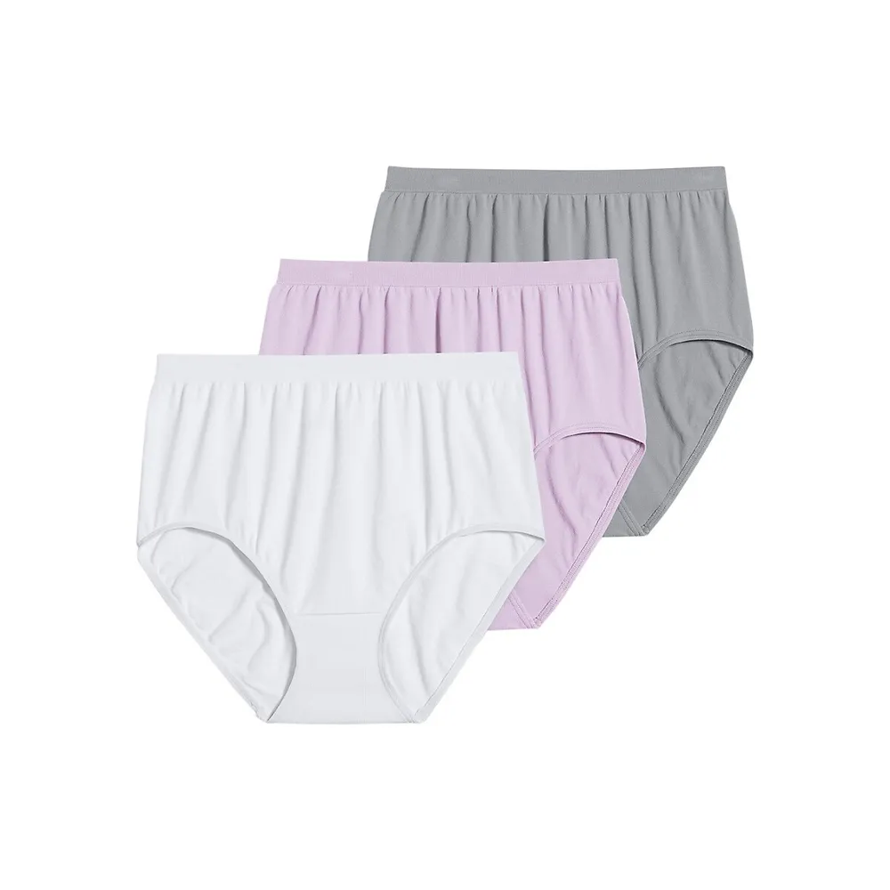 Jockey Comfies Microfiber 3-Pack Briefs