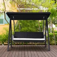 Rattan Patio Porch Swing Chair