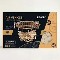 Air Vehicle Mechanical Airship 3d Wooden Puzzle