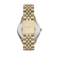 Ladies Lc07310.120 3 Hand Yellow Gold Watch With A Yellow Gold Metal Band And A White Dial