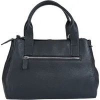 Pebbled Genevieve Top Zipper Handbag