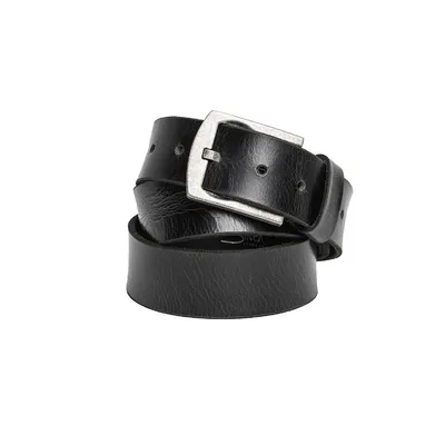 40mm Genuine Leather Belt With A Vintage Pull-up Finish