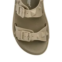 Spikes Buckled Sandals
