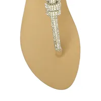 Pearly Leather Flats