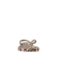 Animale Print III Fem Flip Flops