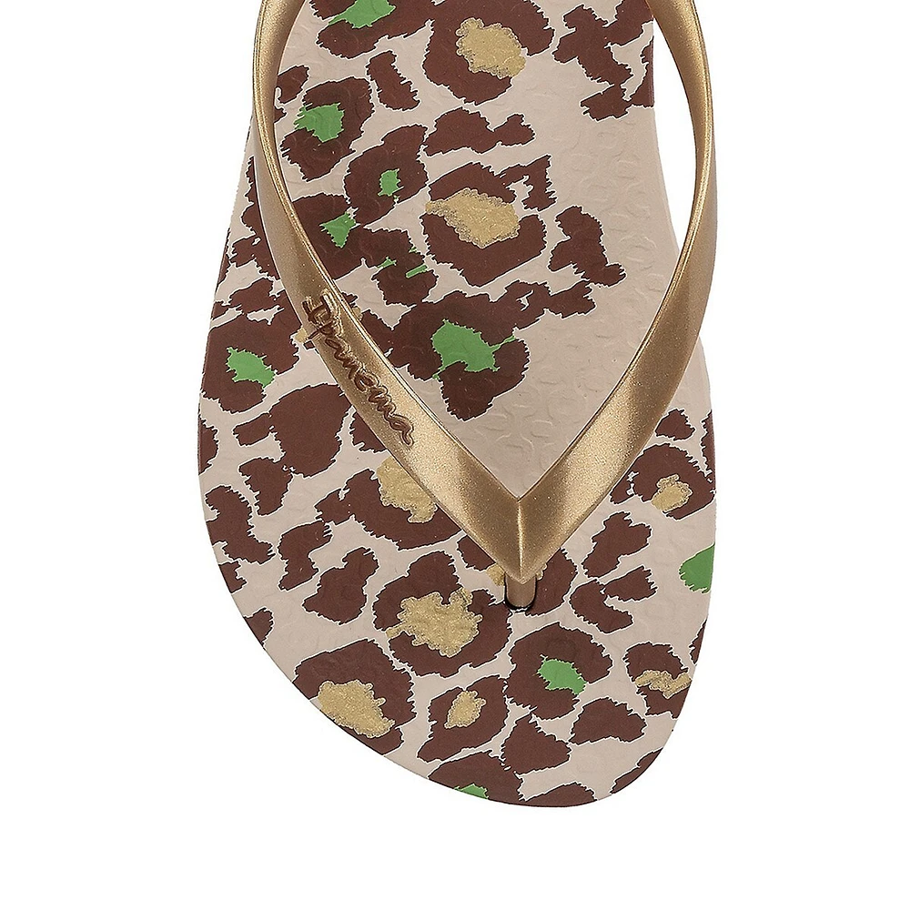 Tongs Animale Print III Fem