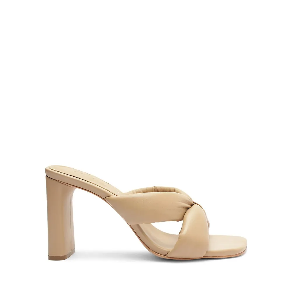 Fairy Puffy Leather Sandals