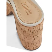 Dalle Cork Platform Mules