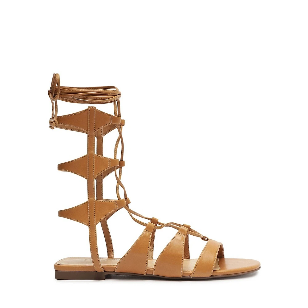 Cassia Leather Gladiator Sandals