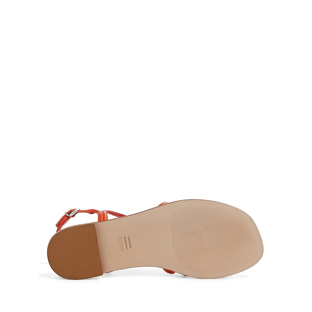 Octavia Flat Leather Sandals