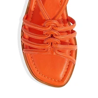Octavia Flat Leather Sandals