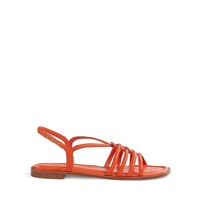 Octavia Flat Leather Sandals