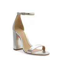 Cadey Lee Leather Block-Heel Sandals