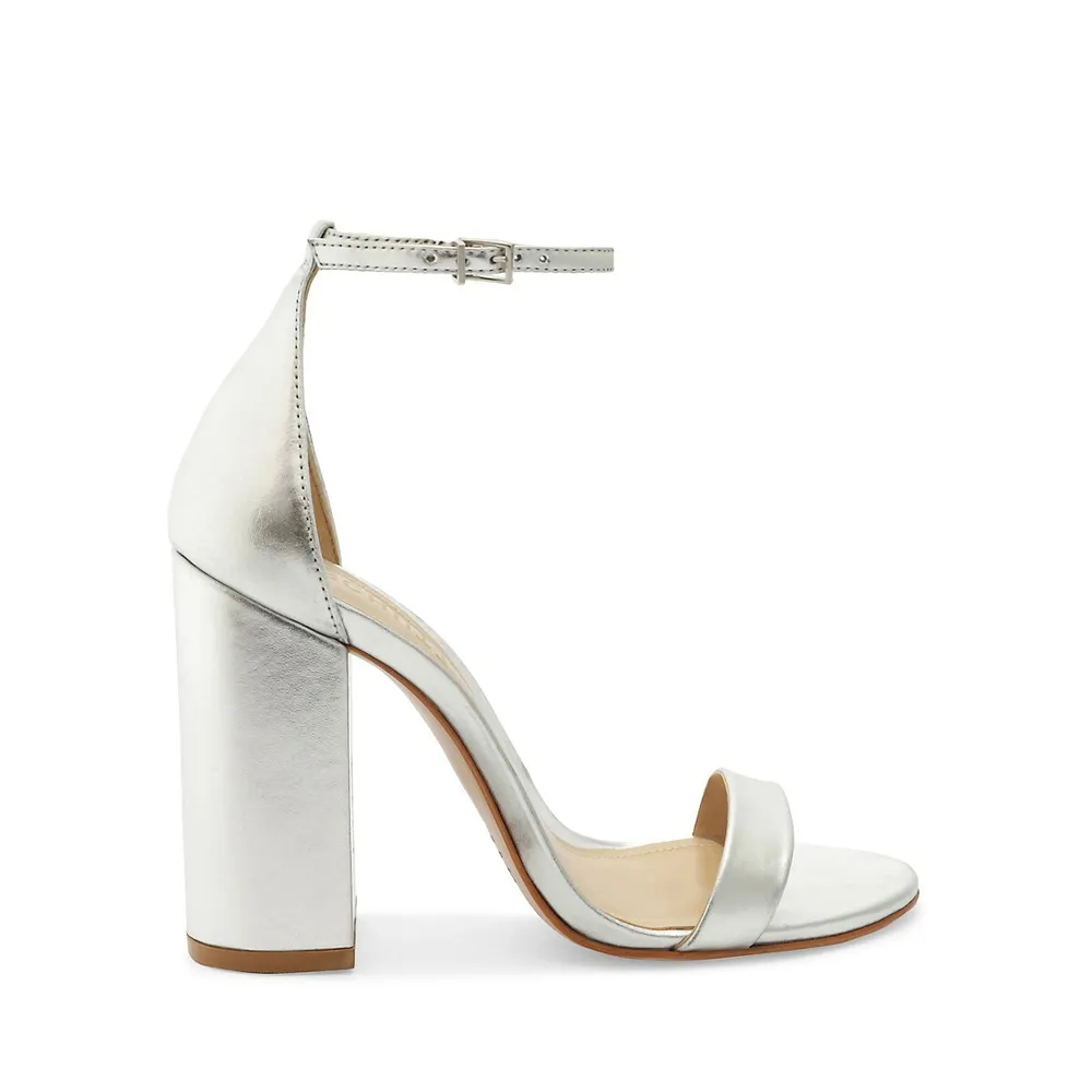 Cadey Lee Leather Block-Heel Sandals