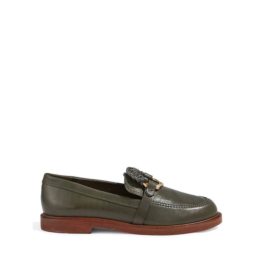 Women's Rhino Flat Leather Loafers