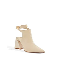 Ankle-Strap Leather Shooties