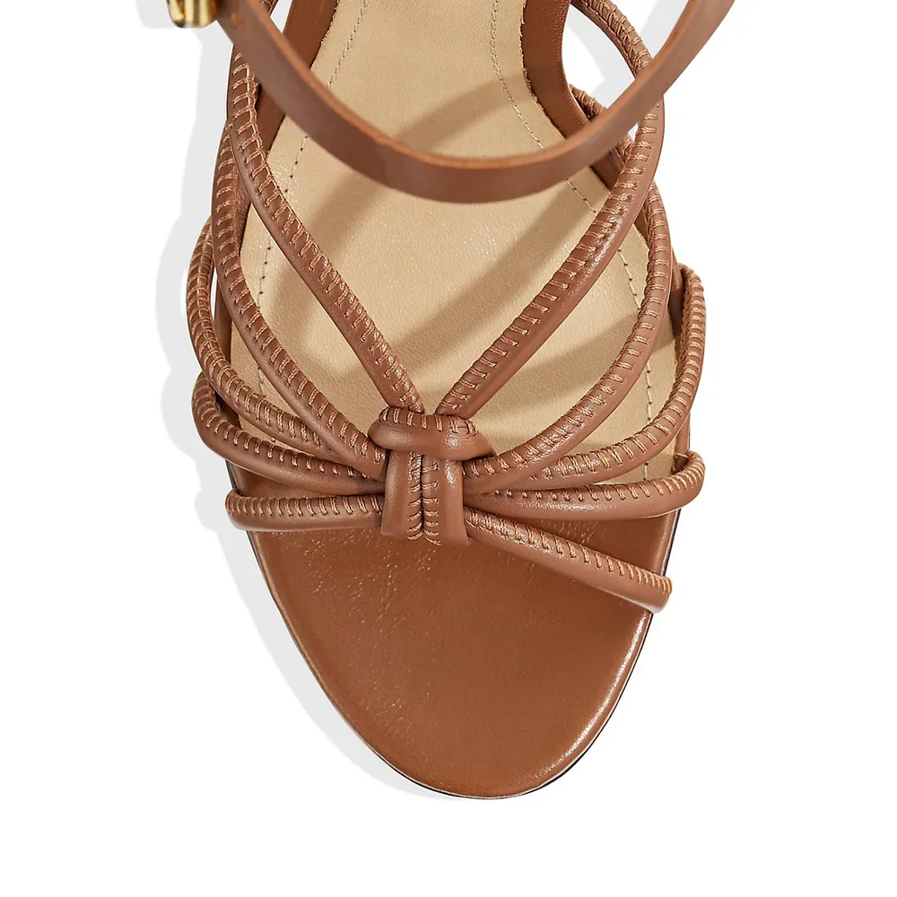 Mahi Leather Block-Heel Sandals