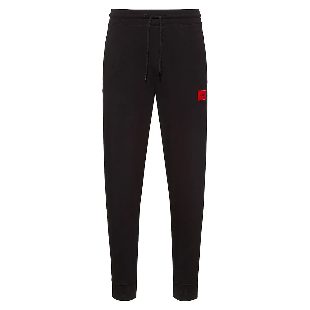 Drawstring Cotton Tracksuit Pants