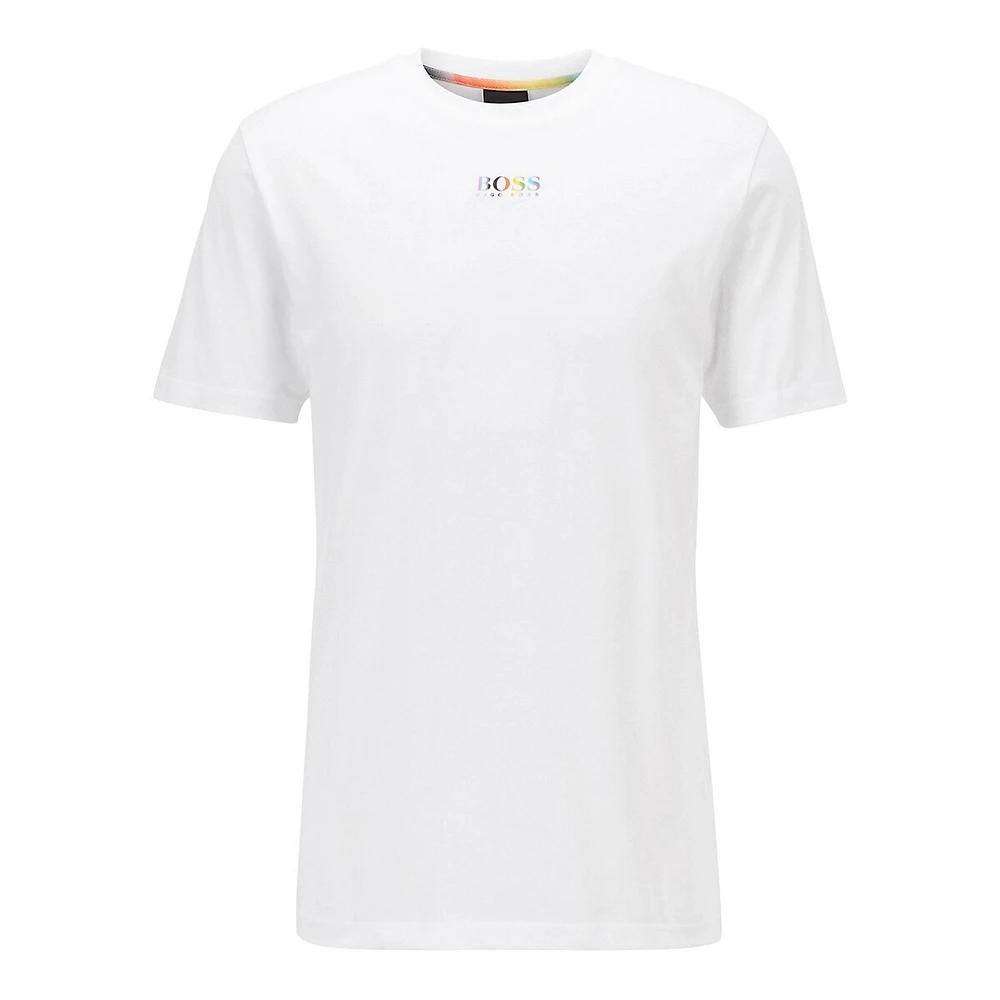 Pride Collection Rainbow Logo Cotton-Jersey T-Shirt