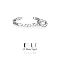 Rhodium-plated Sterling Silver High Polish Link Eternity Ring