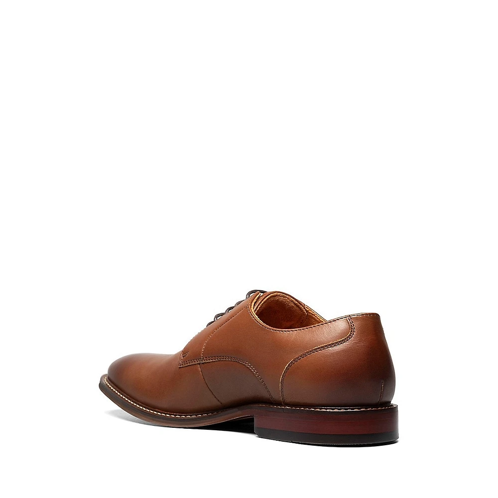 Marlton Leather Plain-Toe Oxford Dress Shoes