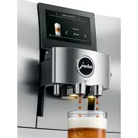 Z10 Aluminium White Automatic Coffee Machine Bundle J01-15361