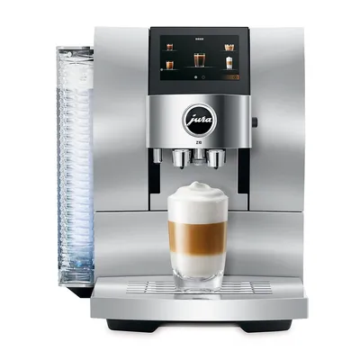 Z10 Aluminium White Automatic Coffee Machine Bundle J01-15361