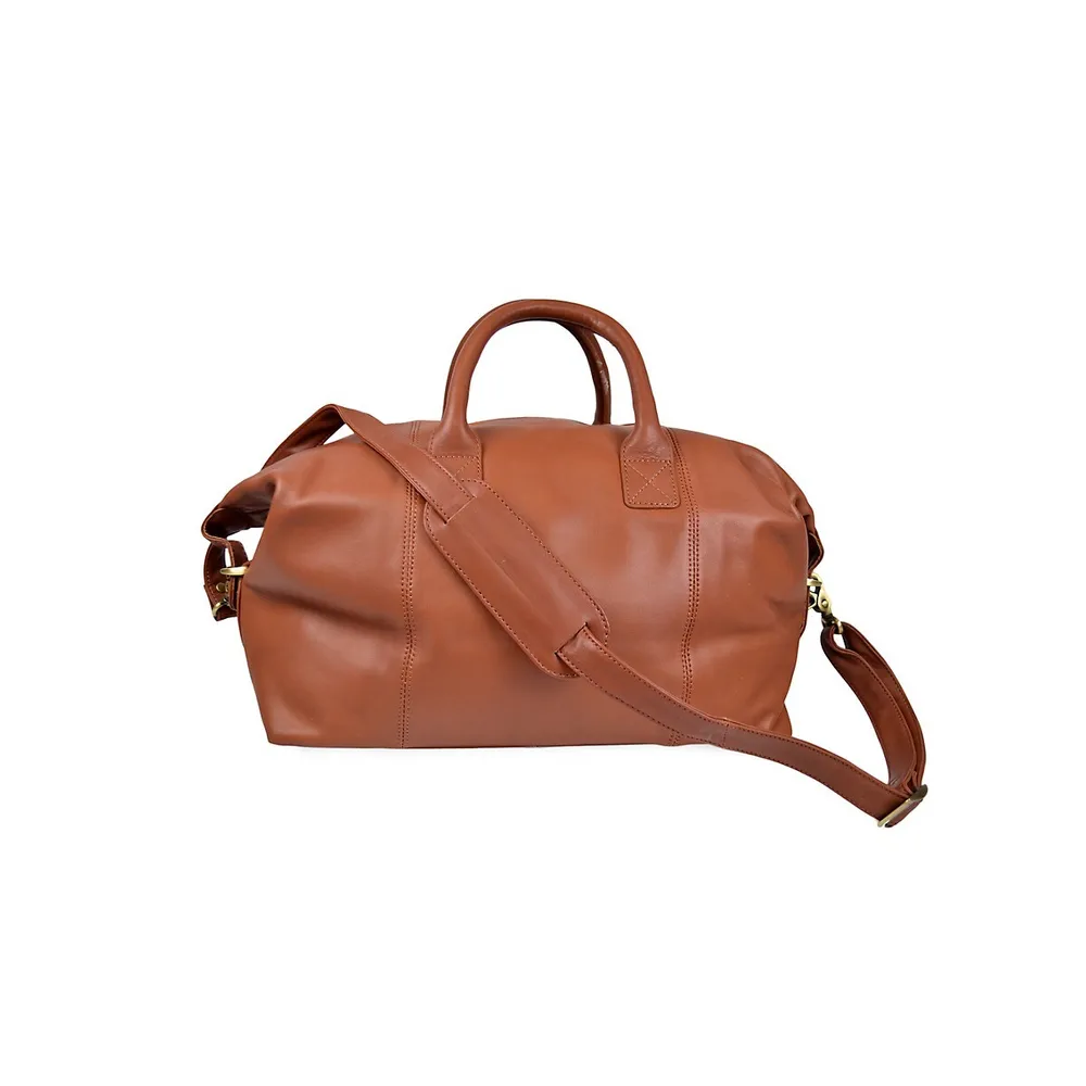 Petite Leather Euro Traveller Bag