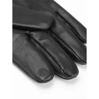 Gants en cuir compatibles avec les écrans tactiles pour homme