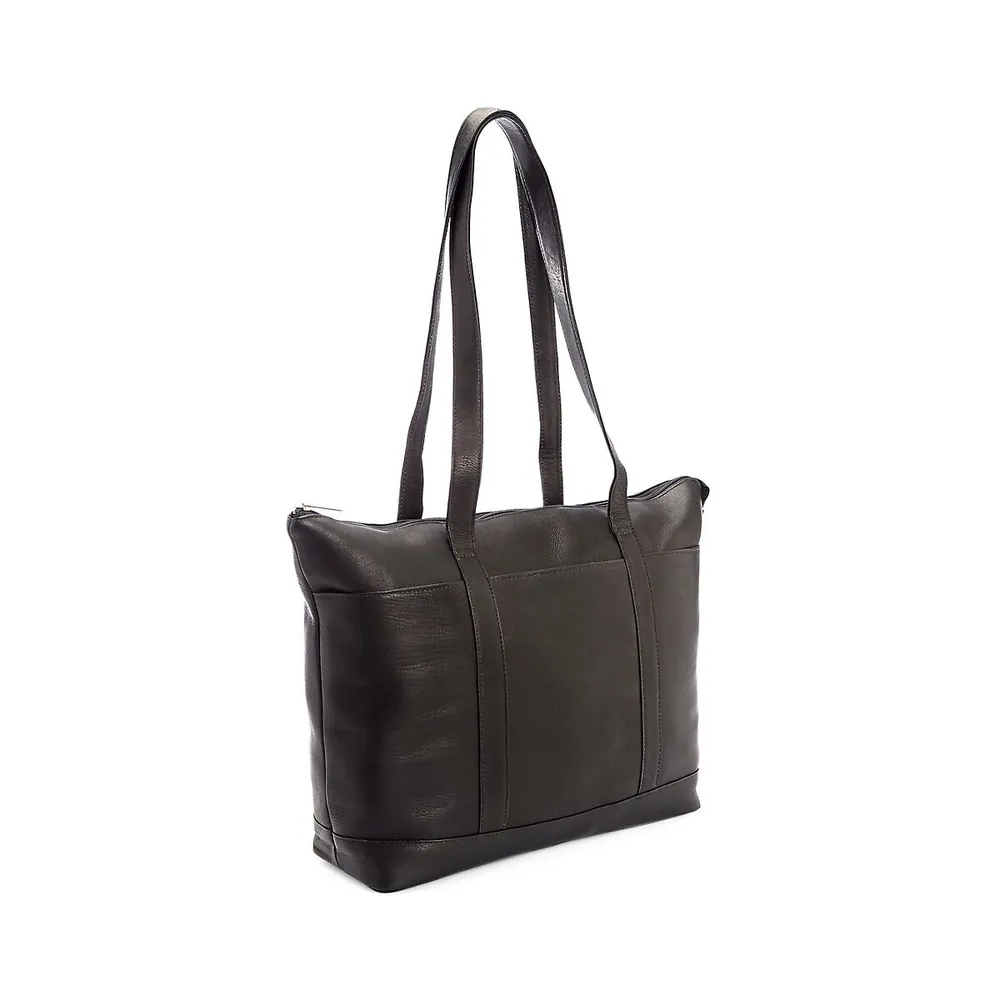 New York Leather Travel Tote