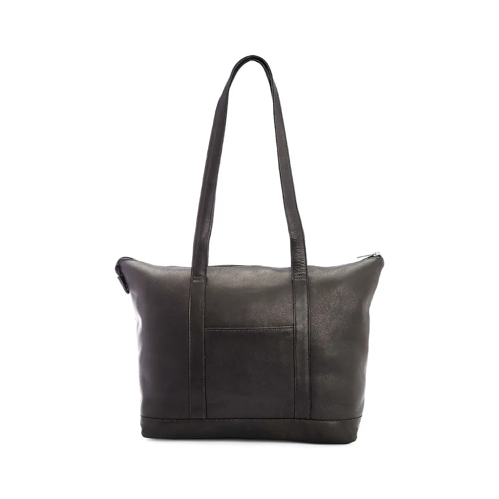 New York Leather Travel Tote